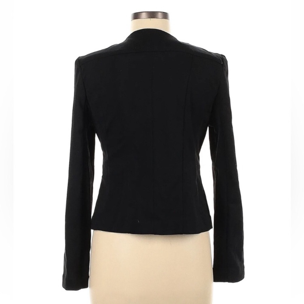 NWT Catherine Malandrino Black Runway Style Asymmetrical Blazer Jacket Sz S - Picture 3 of 8